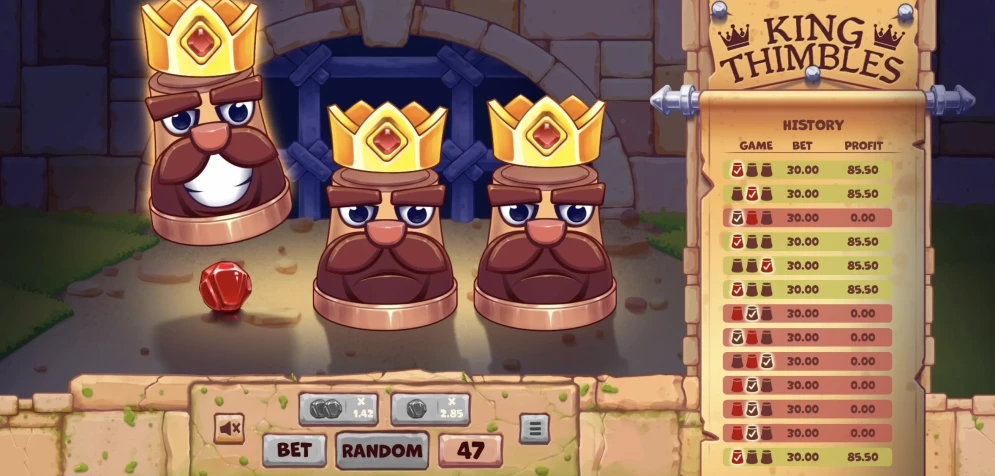 King Thimbles gameplay